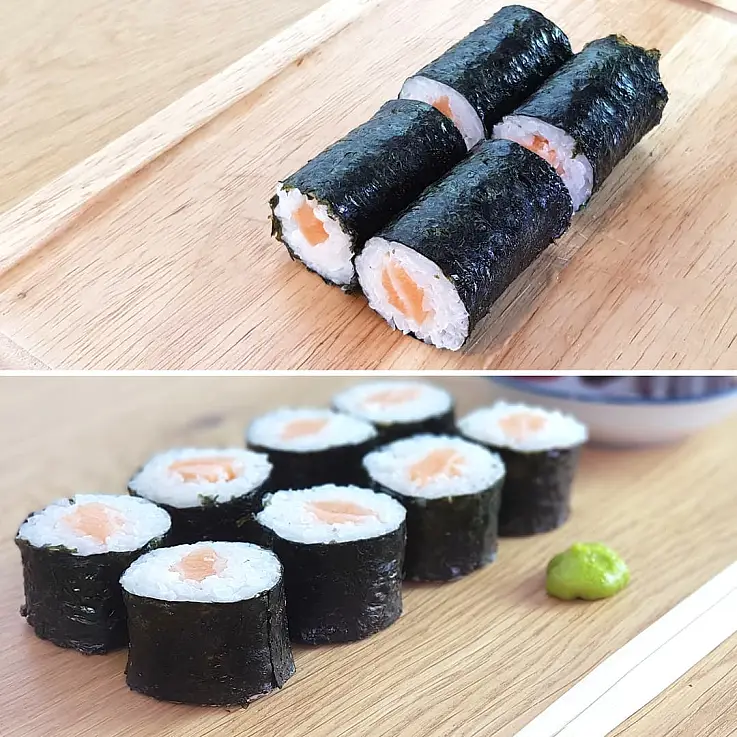 Perfekte Makis und California-Rollen