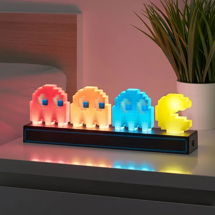 Pac-Man und kleine Gespenster Lampe